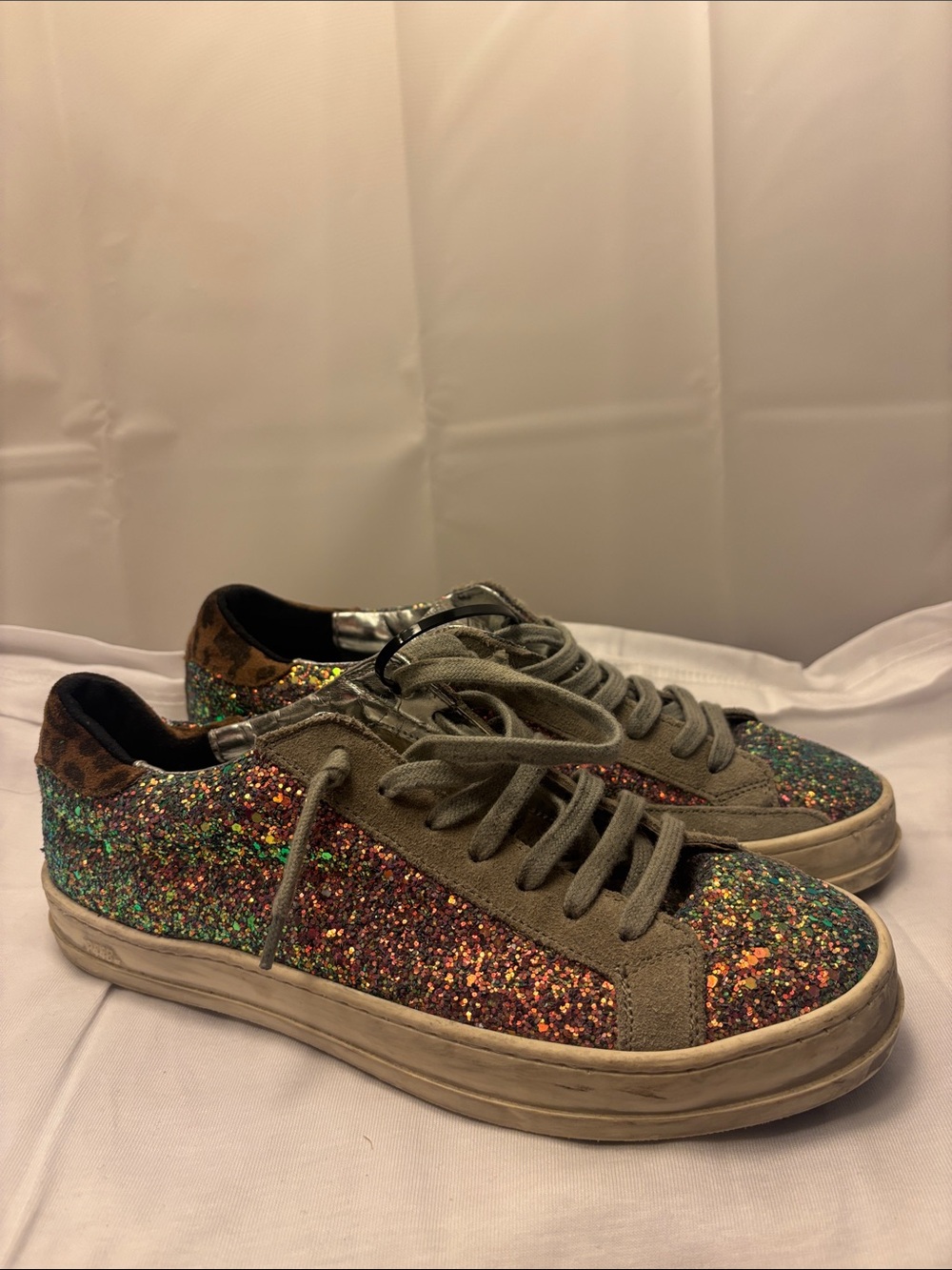 Surf later P448 glitter Low-Top Sneakers in Multi-Color